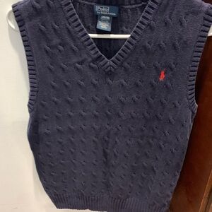 Boys Sweater Polo Vest
